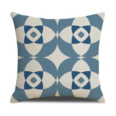 China PORTABLE nordic geometric mandala canvas pillowcase car sofa bed pillow digital printing cushion for sale