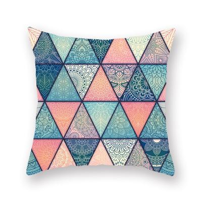 China PORTABLE Nordic Geometric Quilting Abstract Color Pillow Case Office Sofa Cushion Car Pillow One Drop Shipping for sale