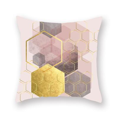 China Rose Gold Geometric Hugging Pillow PORTABLE Case Pillow Size Animal Head Cushion Amazon AliExpress for sale