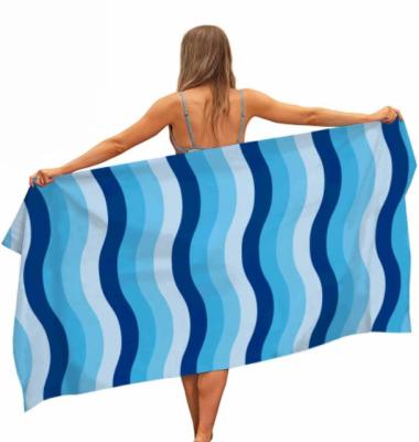 China Wholesale Cheap Kid Safe Bulk Custom Digital Printed Microfiber Beach Towel for sale