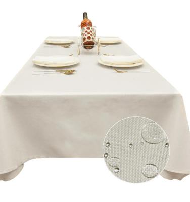 China Color Printing Waterproof Solid Dinner Table Cover Waterproof , Oilproof Table Cloth for sale