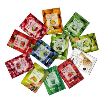 China Korean Nourishing Skin Care Sheet Maskss 100% Fruit Face Natural Organic Cosmetics Beauty Products Korean Facial Mask for sale