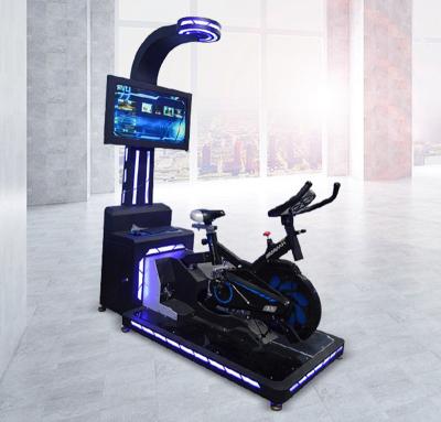 China Small Cheap Factory Price Vr Fitness Virtual Reality Bicycle Vr Fitness Bike Game Riding Machine Simulator For Indoor Games L1700xW800xH2230mm for sale