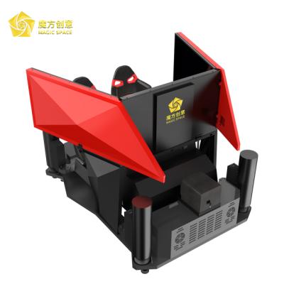 China Red And Black Color Racing Simulator Driving Car Game Machine For Entertainment L2600xW2360xH1600mm for sale