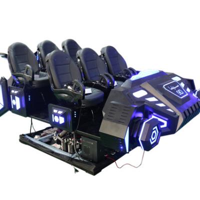 China New arrivals roller coster 9D VR cinema 6 seats amusement park equipment vr L3.12*W2.39*H1.67m 360 degree rotation for sale