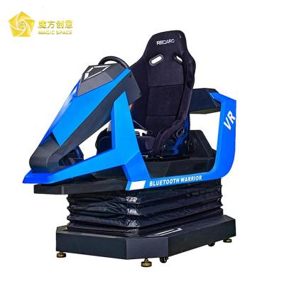 China Magic Space VR Supplier Home Entertainment 9D VR Cinema Simulators Car Racing Arcade L2080*W900*H1500mm for sale