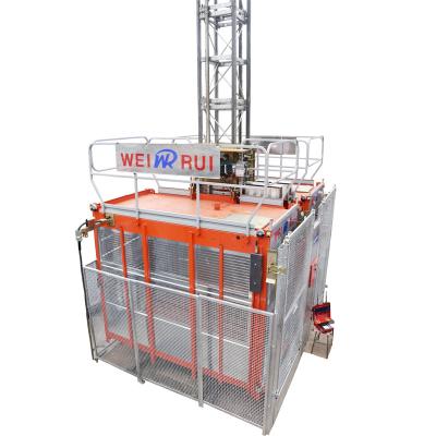 China Hotels China Made Material Construction Hoist Building Crane SC200/200 Construction Hoist for sale