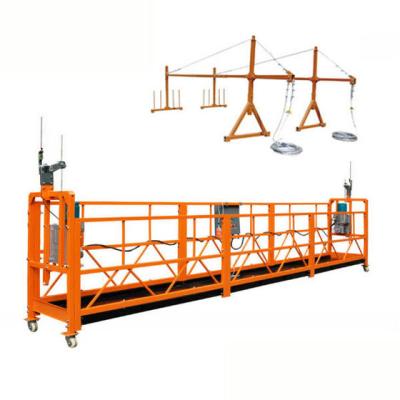 China ZLP800 ZLP630 Chinese CE Galvanized Wire Rope Suspended Platform Construction Cradle Facade Cleaning Equipment for sale