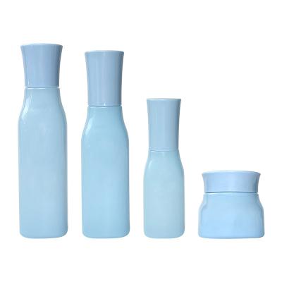 China Wholesale 50g 40ml 100ml 120ml Cosmetic Cosmetic Glass Bottle Sets Glass Jar For Skin Care Face Cream Lotion Bottle for sale