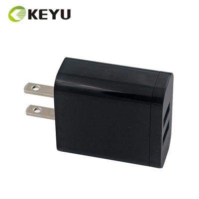 China 5V 3.4A Mobile Phone Wall Cell Phone Charger Dual USB Dual USB Charger with CE CCC UL FCC Approved for sale