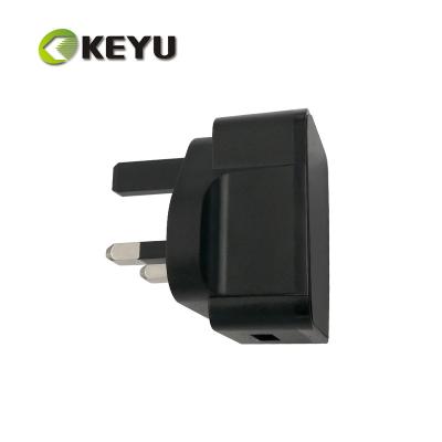 China 5V 1A Mobile Phone USB Wall Charger UK Adapters UK Plug Charger 3 Pin Plug UKCA CE Approved USB Power Adapter for sale