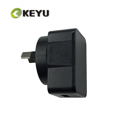 China Single Australian Mobile Phone Adapter Plug SAA Certificate USB Charger 5V 1000MA 1A Power Adapter for sale