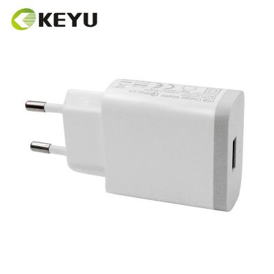 China Euro USA Japan Qualcomm 3.0 Quick Charge USB Wall Charger QC3.0 Charger 18W Tablet Plug For Mobile Phone for sale