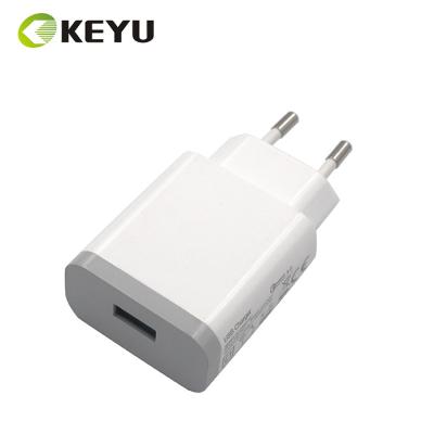 China Tablet Qualcomm Wall Charger QC3.0 Quick Fast Phone Charger 5V 3A 3 Amp 18W Charger for sale