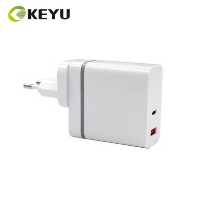 China Type C Palladium 2 Port Quick Charge +5V 2.4A USB Wall Charger USB Power LAPTOP Adapter for sale