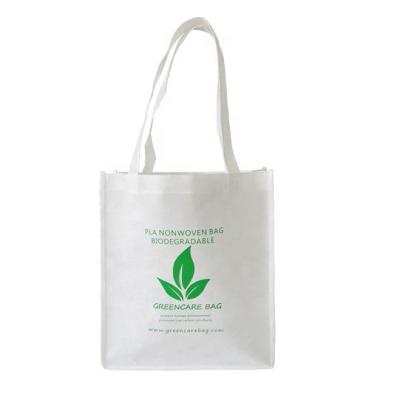 China 100% promotional high quality non woven biodegradable non woven bag cornstarch sugarcane bagasse pla biodegradable bags for sale