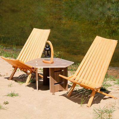 China Amazon Wood Material Top Selling Chair Wood Camp Outdoor Beach Beach Chairs Wood For Adults for sale