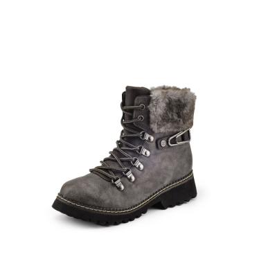 China Anti-odor winter fashion warm fur lined new short boots girl boots for sale