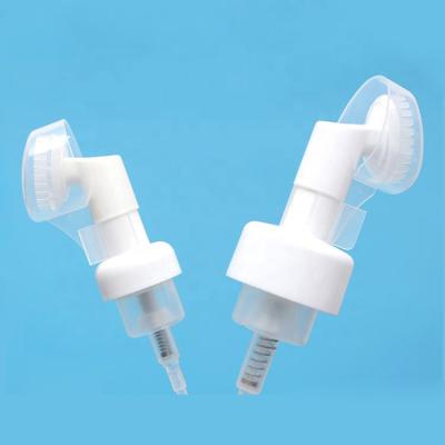 Китай Foam Packaging Plastic Foam Pump Sprayer Cosmetic Spray Head With Brush For Lotion продается