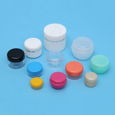 China Shangyu Wholesale White Plastic Empty Containers PP Bottle Eye Cream Eco-Friendly Cosmetic Jar for sale