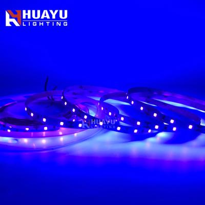 China DC 365 Nm 395 Nm Currency Validation 12V Ultraviolet UV Flexible Tape Strip Light 300pcs/roll UV Led Light Bar for sale