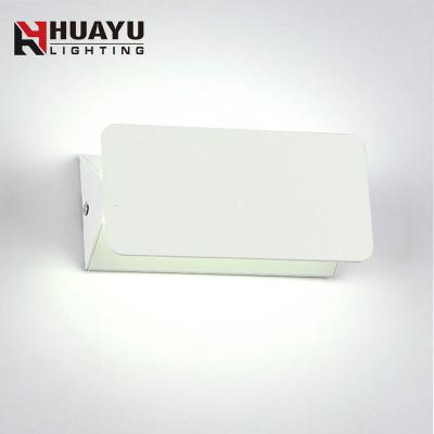 China Modern 5W 10W Aluminum Square Adjustable White/Black LED Wall Lights Through Led Wall Lighting for sale