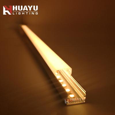 China Desk Lighting 15*15mm U Shape LED Profile Light Recessed Led Aluminum Channel For Ceiling Light for sale