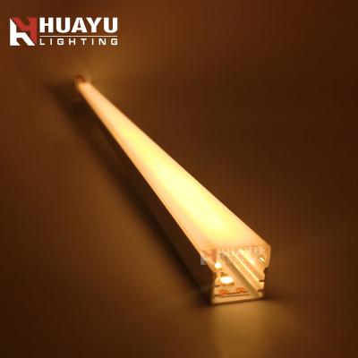 China Desk lighting aluminum profile 15x15mm new design recessed mounted led profile light with led strip for ceiling lamp, hotel lighting for sale