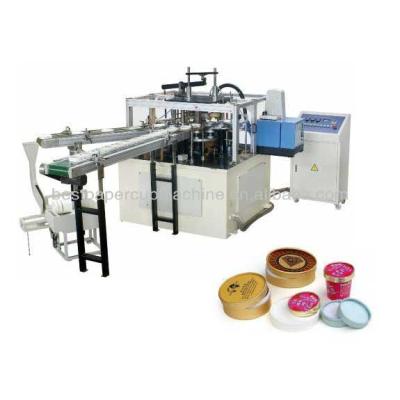 China Food Paper Craft Container Lid Machine for sale