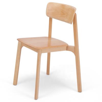 China Modern Modern Furniture Backrest Wooden Dining Chair for sale