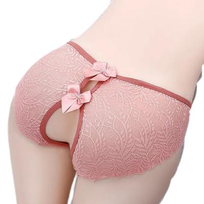 China New style lace panties antibacterial open warm sexy light ripe pure wind briefs girls sexy lace underwear nightgowns bamboo women for sale