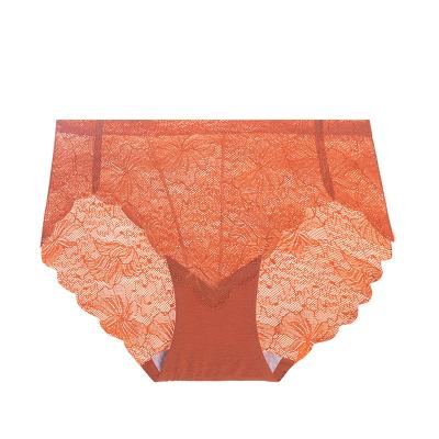 China Custom Logo Antibacterial Women's OEM Manufacturer Panties Ladies Sexy Seamless Underwear Lace Up Cotton Underwear Briefs for sale