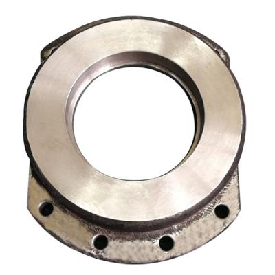 China 20276 Exhaust Manifold Shaft End Plate Replacement Parts Malleable Iron 400-18 Sand Casting for sale