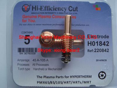 China 220842 electrode for HYPERTHERM Powermax105/85/65/45 for sale