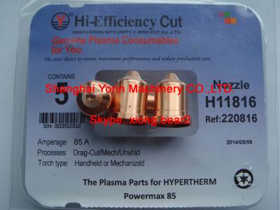 China 220816 nozzle for HYPERTHERM Powermax105/85 for sale