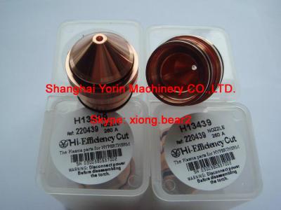 China 220439,220542 nozzle for HYPERTHERM HPR260/HPR260XD for sale