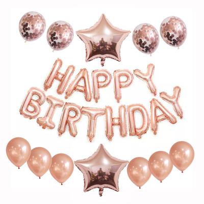 China Decorate Happy Birthday Balloon Costume Birthday Party Balloon Latex Balloon Creative Hot Selling Aluminum Decoration for sale