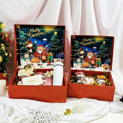 China Reused Christmas Eve Gift Box Surprise Materials Small and Large Gift Box for sale