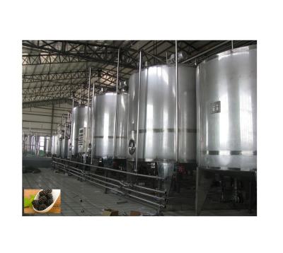 China TURNKEY BERRY PUREE BLACK PULP FRESH FRUIT BEVERAGE PROJECT PRECESSION LINE for sale