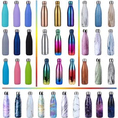 China Custom Business 500ml Travel Bottles Stainless Steel Double Wall Vacuum Flask Thermos for sale