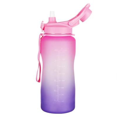 China Viable Leak Proof With Handle 1 Gallon Jug BPA Free Fitness Sport Plastic Water Bottle With Custom Logo for sale