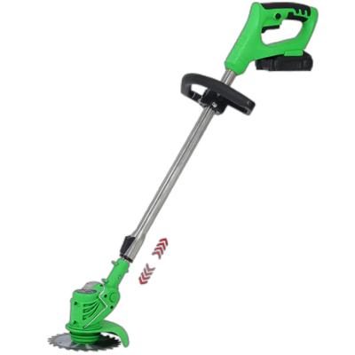 China Cordless Garden Tool 21V Plastic blade electric brush cutter Cordless Grass Cutter Power String Trimmer bare tool for sale