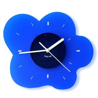 China Customized Simple Wall Mounted Acrylic Wall Clock Household Decoration Digital Reading Pendulum Antique Style for sale