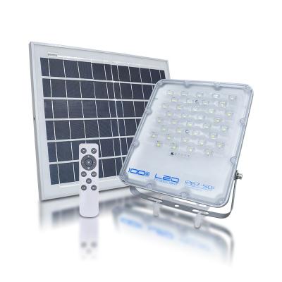 China Ultra-thin Solar Garden Flood Light 100w 50w Floodlight for sale