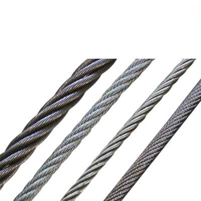 China Construction General Purpose Stainless Steel Wire Rope 3mm-32mm Steel Wire 6x19 Rope for sale