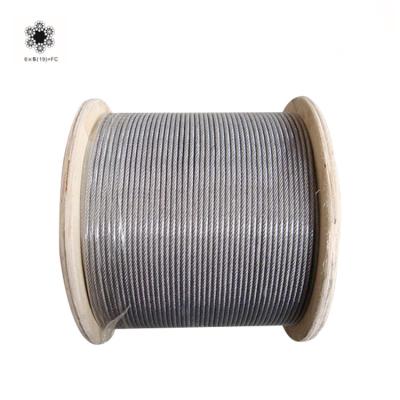 China Construction 6*S(19)FC Wire Rope 6mm-32mm For General Industry For General Purpose Standard General Wire Rope for sale