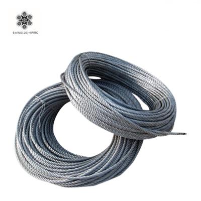 China Construction 6*WS(26) Stainless Steel Wire Rope IWRC 6-32mm Wire Rope For General Industry General Purpose Use for sale