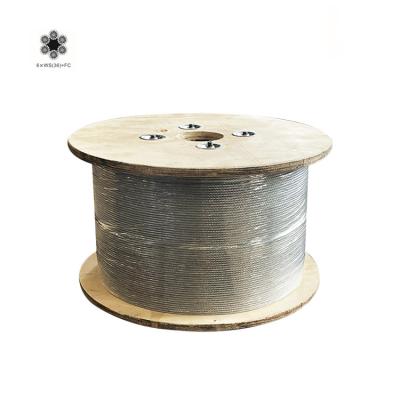 China High Quality VERY STRONG Construction Wire Rope Stainless Steel Wire Rope A 6*WS (36) FC 32mm Wire Rope For General Industry for sale