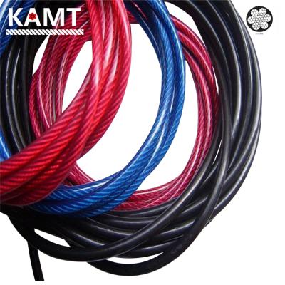 China High Quality Plastic Coated Structural Steel Wire Rope Durable Cable With Coating for sale