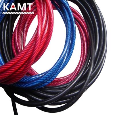 China Construction pvc pe coated steel wire rope with competitive price for sale